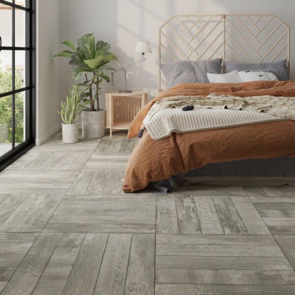 Celestial Grey Bedroom Tile
